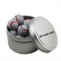 Bueller Tin with Chocolate Baseballs